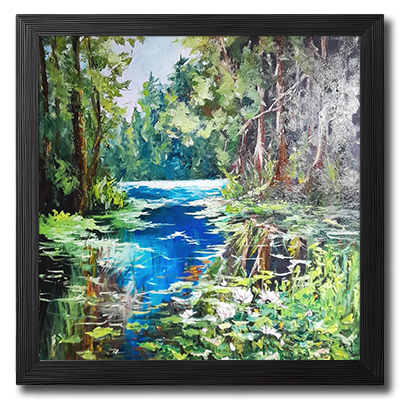 Serene Forest Waters