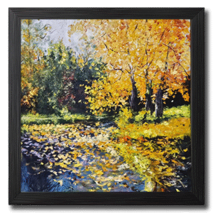 Framed Fall Landscape