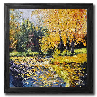 Framed Fall Landscape